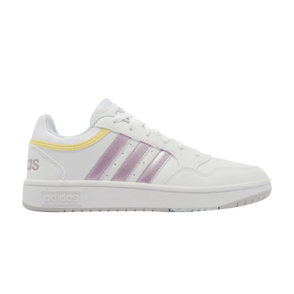 Pre-owned Adidas Originals Wmns Hoops 3.0 'white Matte Purple Metallic'