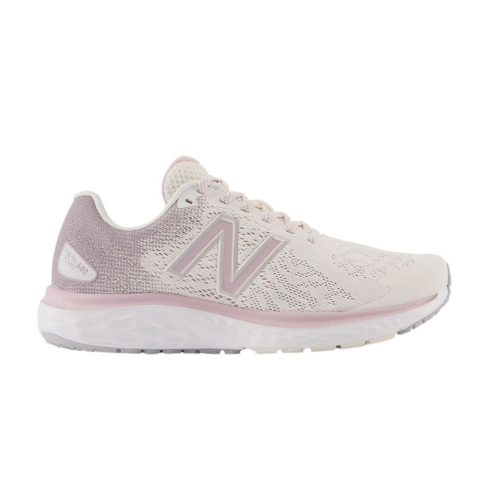 Pre-owned New Balance Wmns Fresh Foam 680v7 'sea Salt Violet Shadow' In White