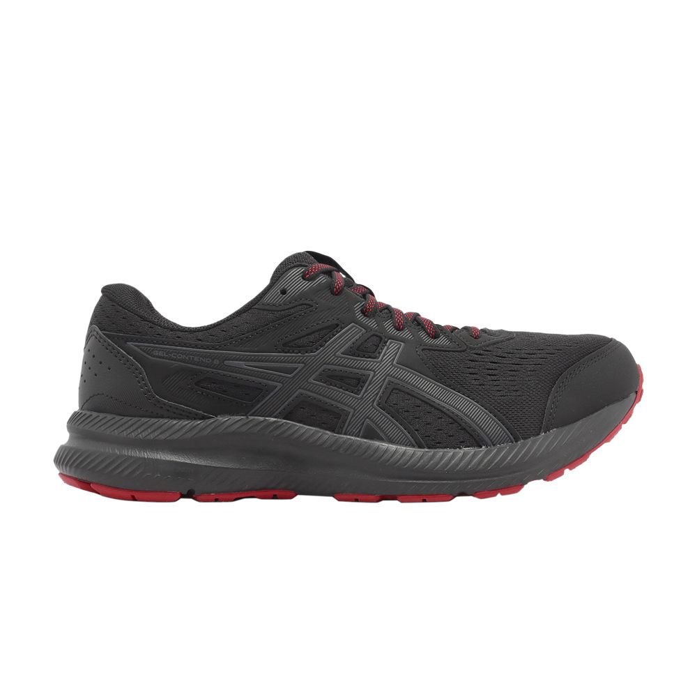 ASICS GEL CONTEND 8 4E WIDE 'BLACK RED'