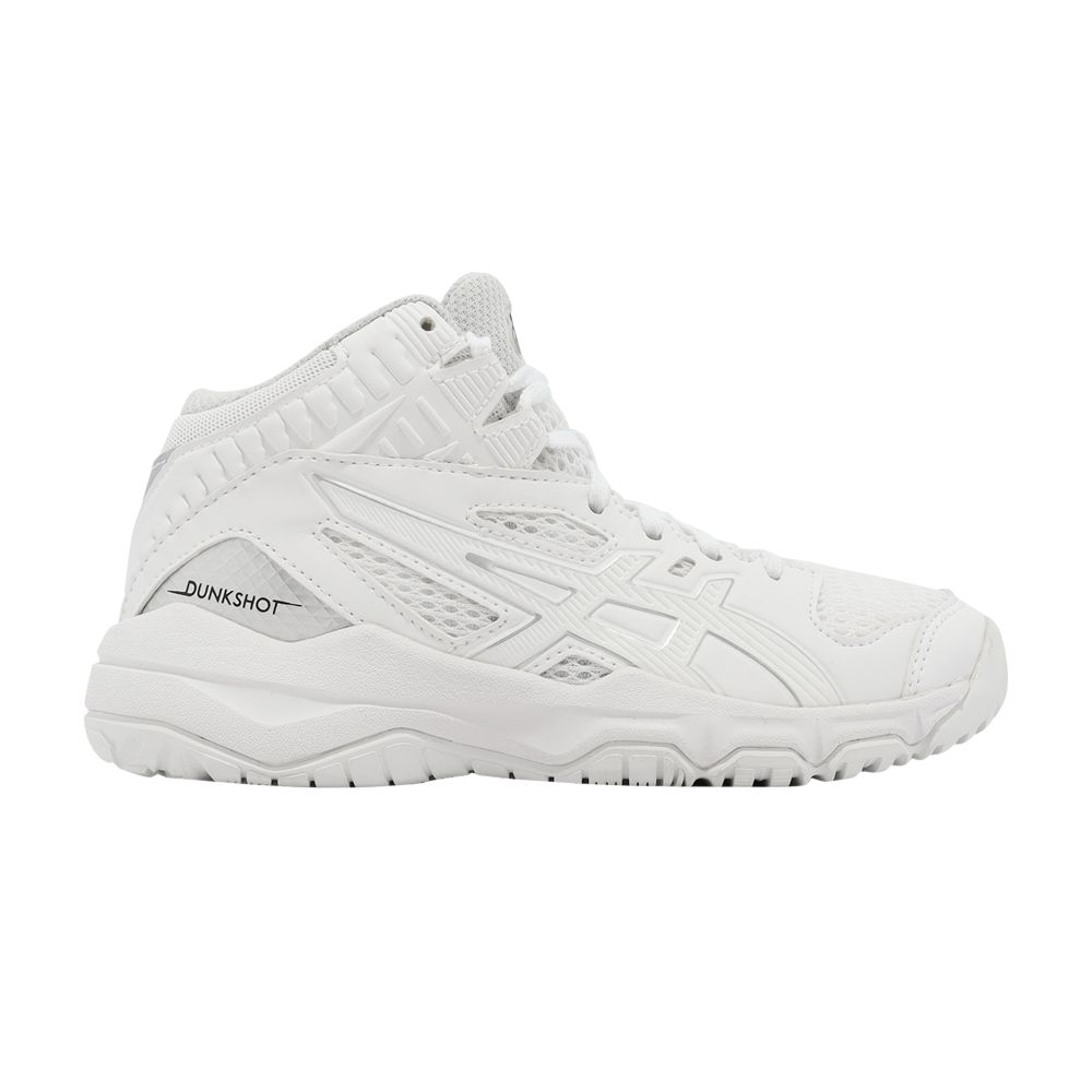 Pre-owned Asics Dunkshot Mb 9 Gs 'white Pure Silver' | Kid's Size 3