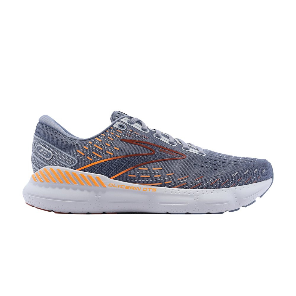 Pre-owned Brooks Glycerin Gts 20 'grey Chill Oil'