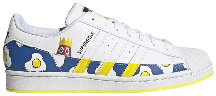 Philip Colbert x adidas Superstar Save The Lobster   Fried Eggs