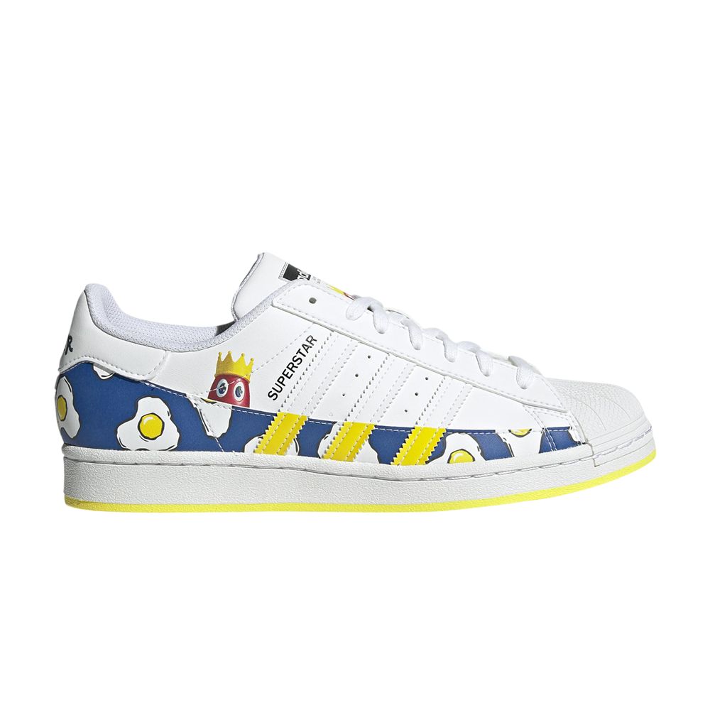 ADIDAS ORIGINALS PHILIP COLBERT X SUPERSTAR 'SAVE THE LOBSTER - FRIED EGGS'