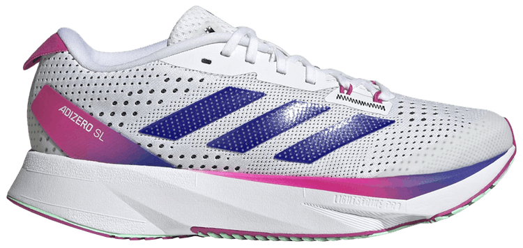 Adidas Adizero SL J White Lucid Blue Fuchsia