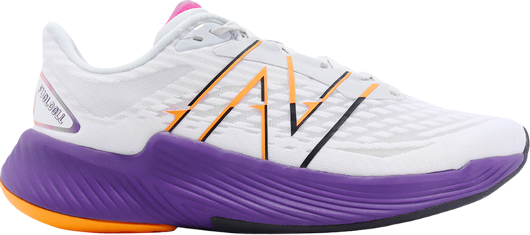 Wmns Fuelcell Prism v2 Wide 'White Purple Apricot'
