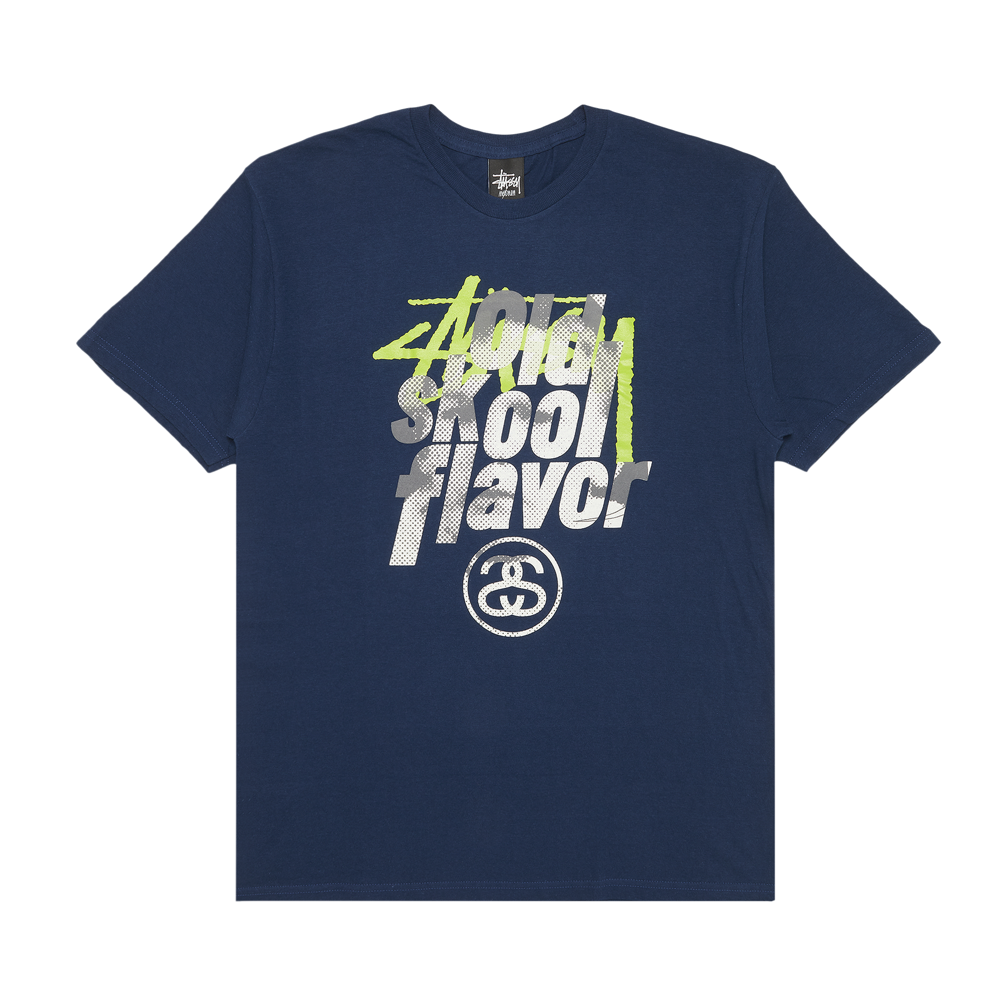 Pre-owned Stussy Stock Osf Tee 'navy' In Blue