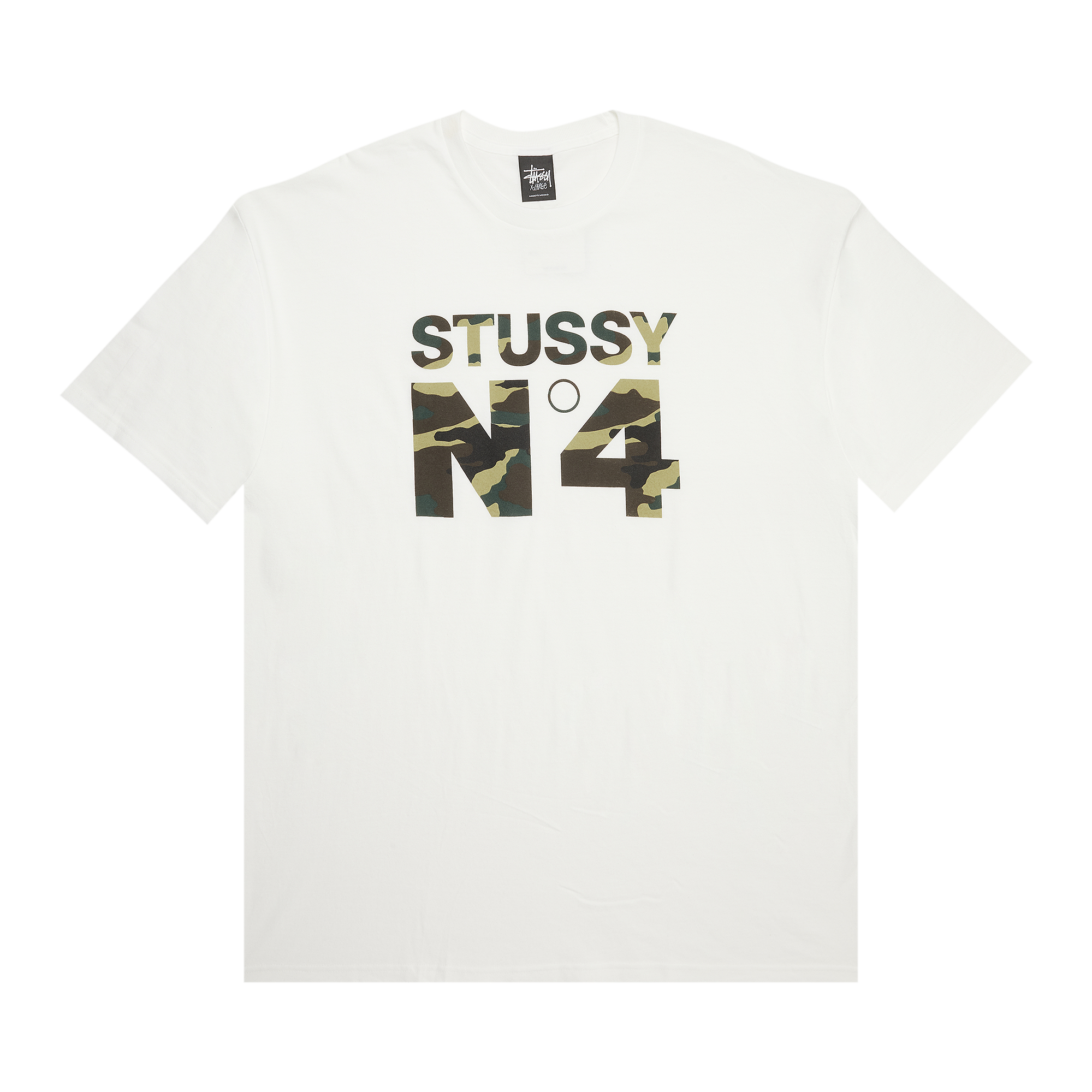 Pre-owned Stussy Camo No.4 Tee 'white'