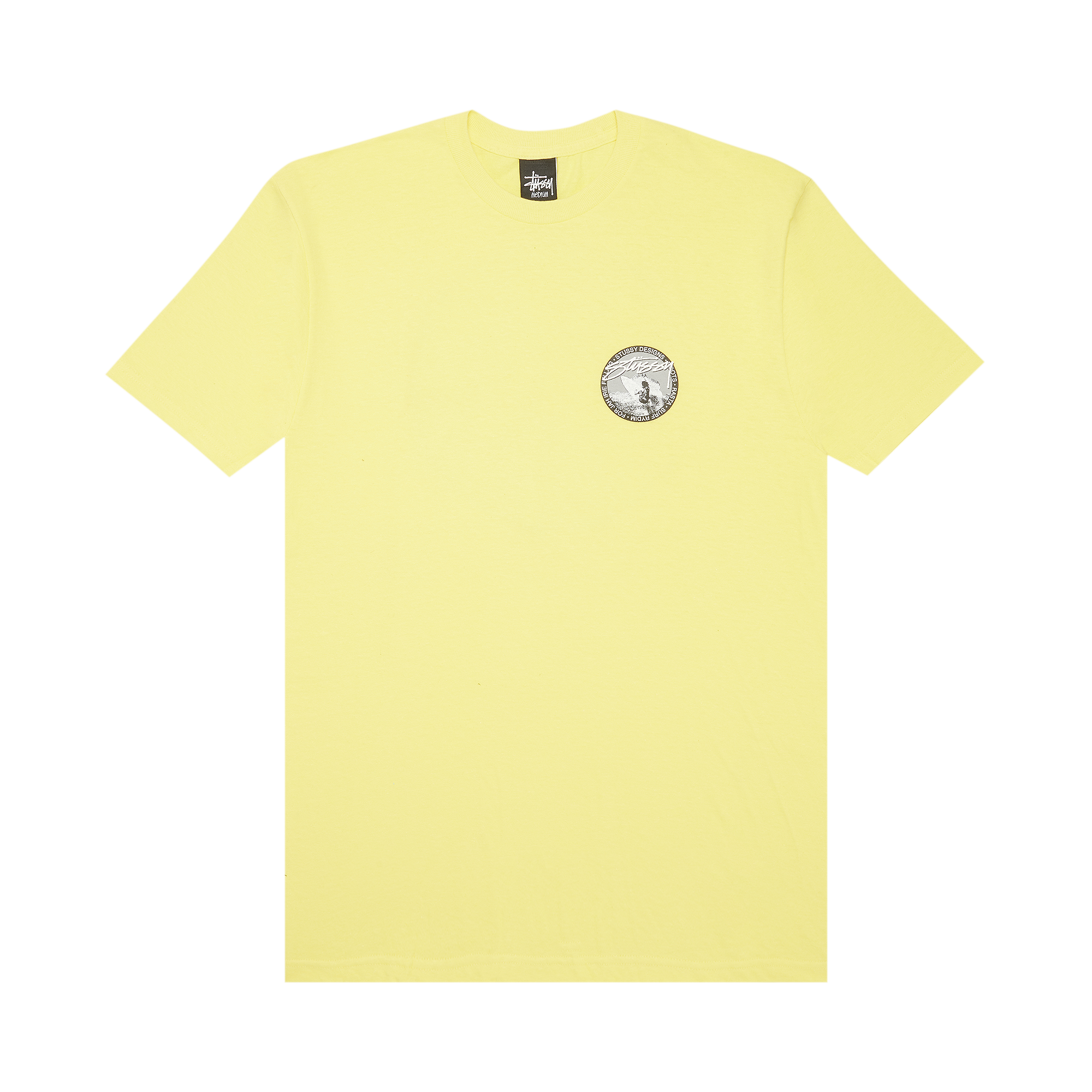 Pre-owned Stussy Surf Rydim Tee 'yellow'