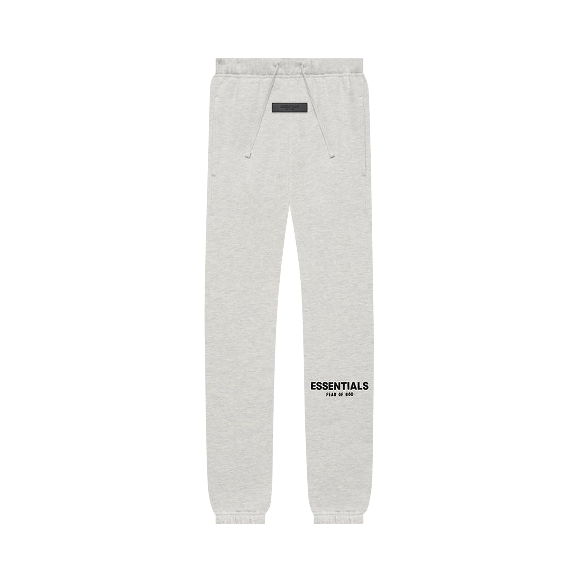 Fear of God Essentials Kids Sweatpants 'Light Oatmeal' | Grey | Kid's Size 8