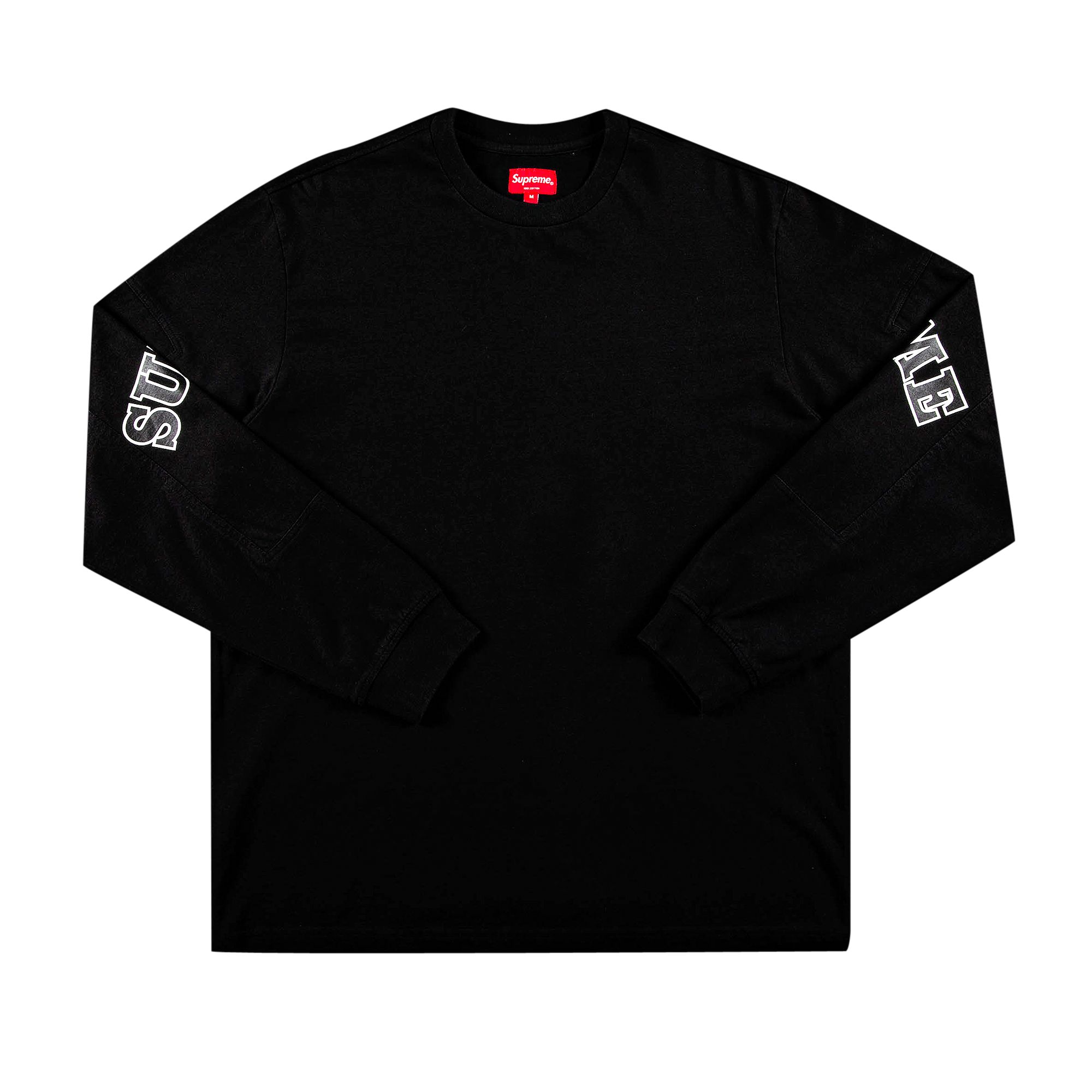 Supreme Cutout Sleeves Long-Sleeve Top 'Black' | Men's Size M