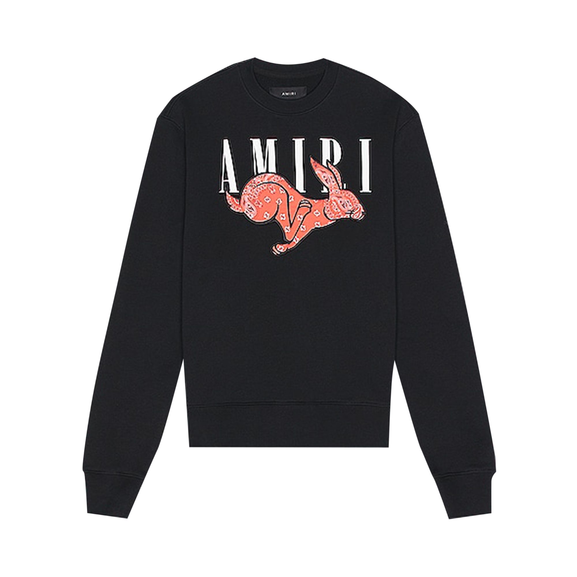 Pre-owned Amiri Cny Rabbit Logo Crewneck 'black' | Men's Size S