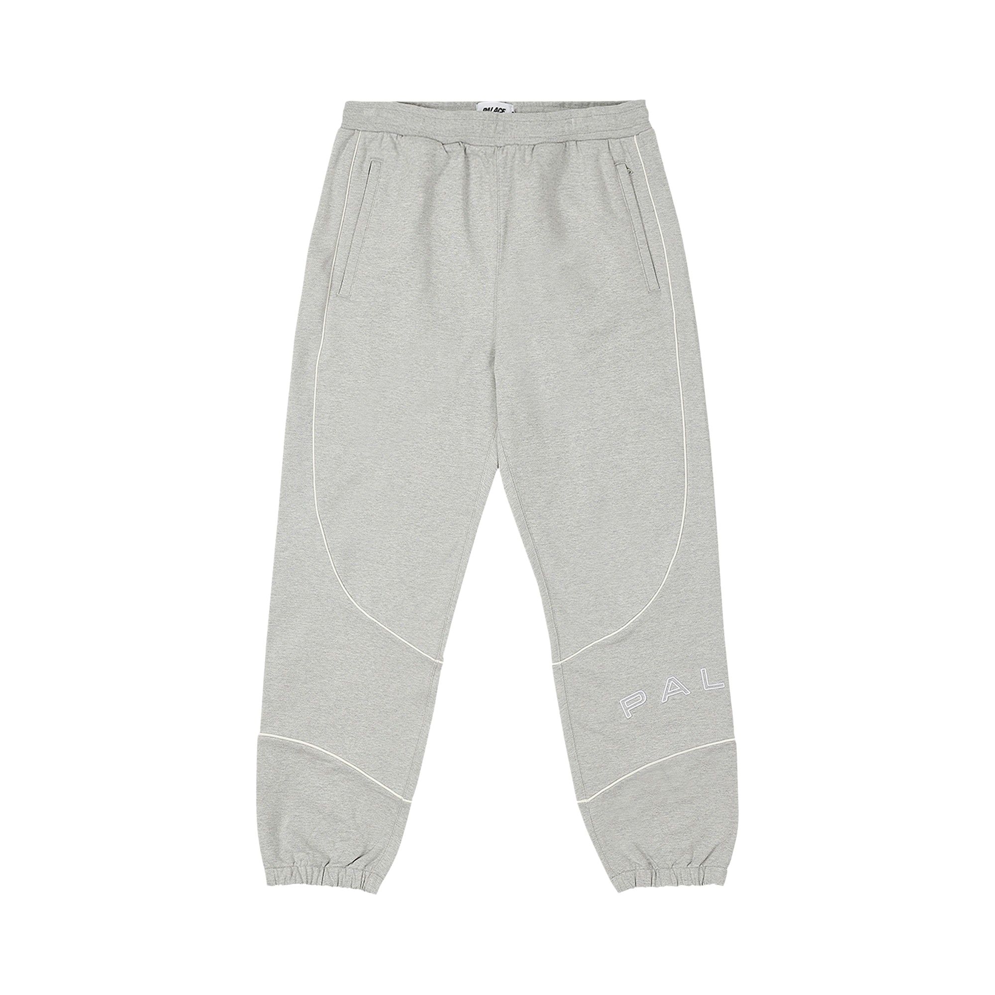 Pre-owned Palace Sport Piped Joggers 'grey Marl' | Men's Size Xl