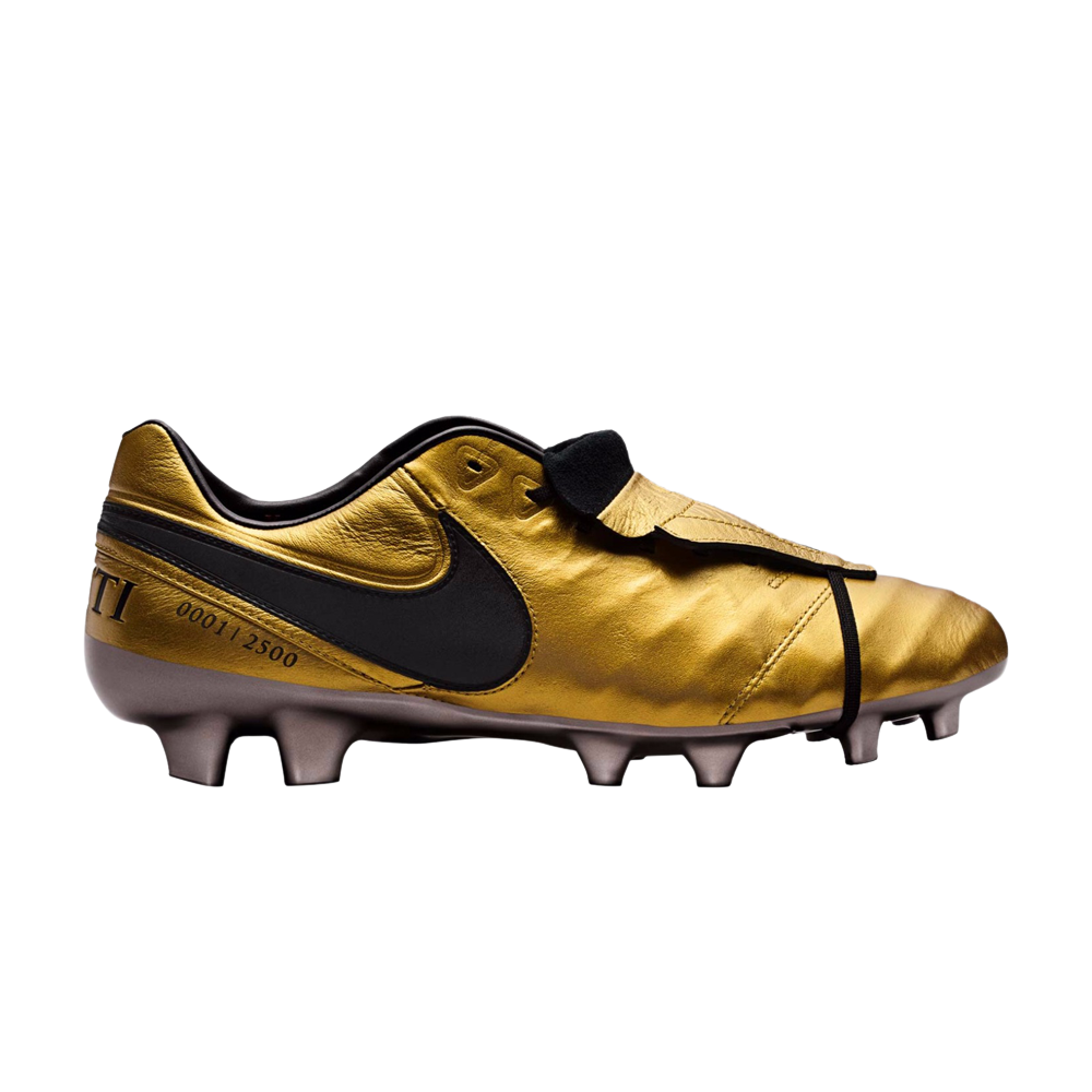 Pre-owned Nike Totti X Roma X Tiempo Legend 6 Se Fg '25th Anniversary' In Gold