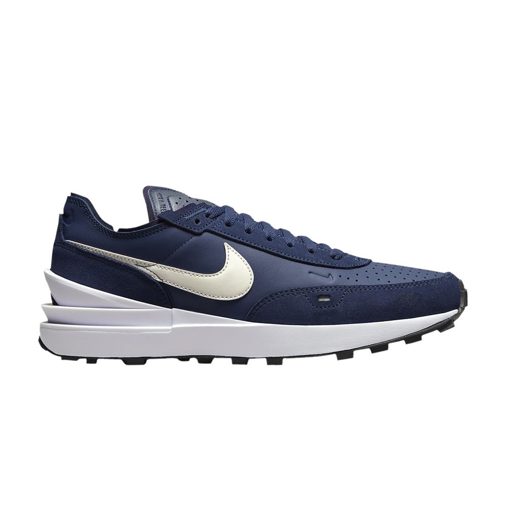 Nike Waffle One Leather 'Midnight Navy' | Blue | Men's Size 8.5 - DX9428-400