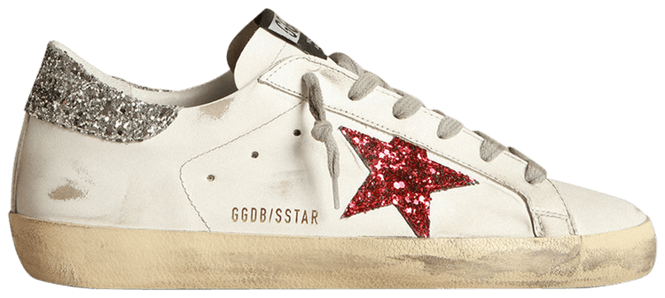 Buy Golden Goose Wmns Superstar 'Glittery Red Star Buy Golden Goose Wmns Superstar 'Glittery Red Star