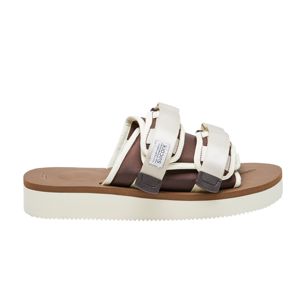 Pre-owned Suicoke Moto-po 'ivory Brown' In Cream