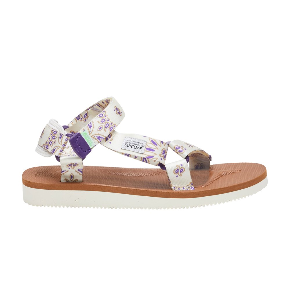 Pre-owned Suicoke Depa-cab 'paisley - Ivory Brown' In Cream