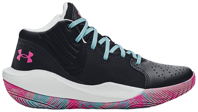 Under Armour Jet 21 GS Black Pink Aqua