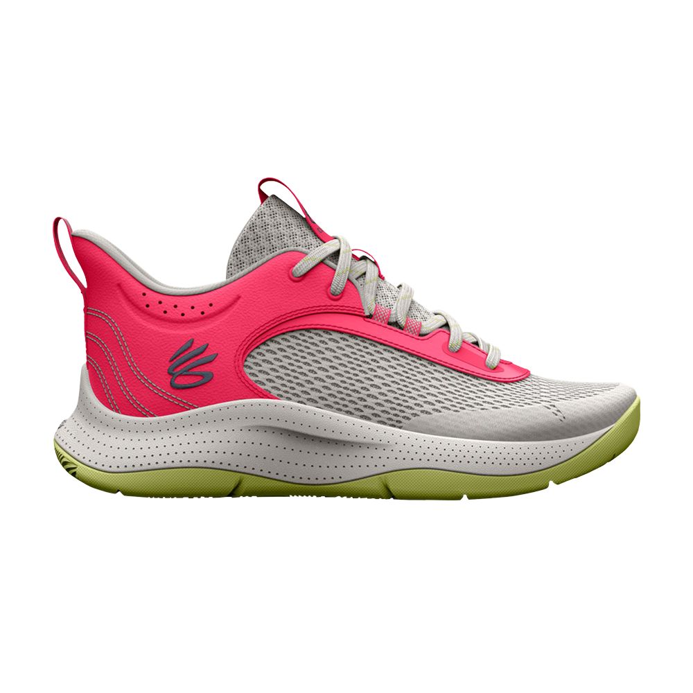 Curry 3Z6 GS 'Grey Mist Pink Shock' - 3025091-102