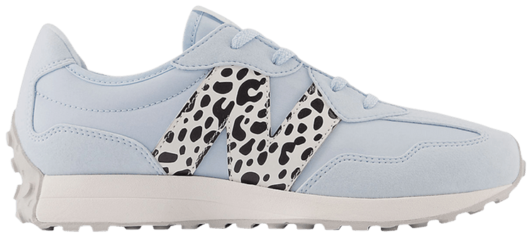 New Balance 327 Big Kid Dalmatian   Cyber Lilac