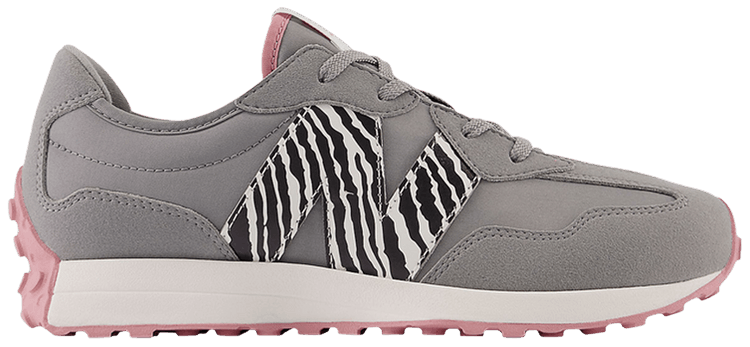 New Balance 327 Big Kid Zebra   Shadow Grey