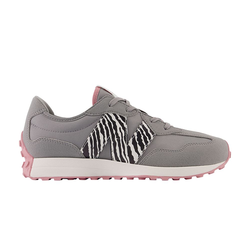 Pre-owned New Balance 327 Big Kid 'zebra - Shadow Grey' | Kid's Size 5.5 In Gray