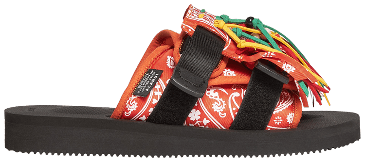 Suicoke Alanui x MOTO Cab Fringed   Bright Orange