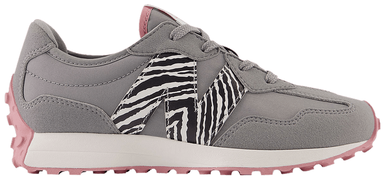 New Balance 327 Little Kid Wide Zebra   Shadow Grey