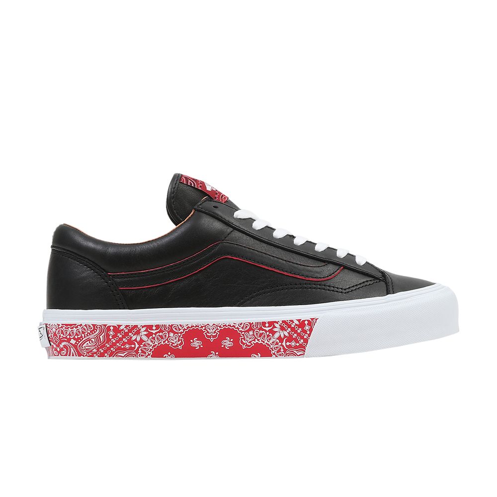 VANS OG STYLE 36 LX 'BANDANA - BLACK RACING RED'