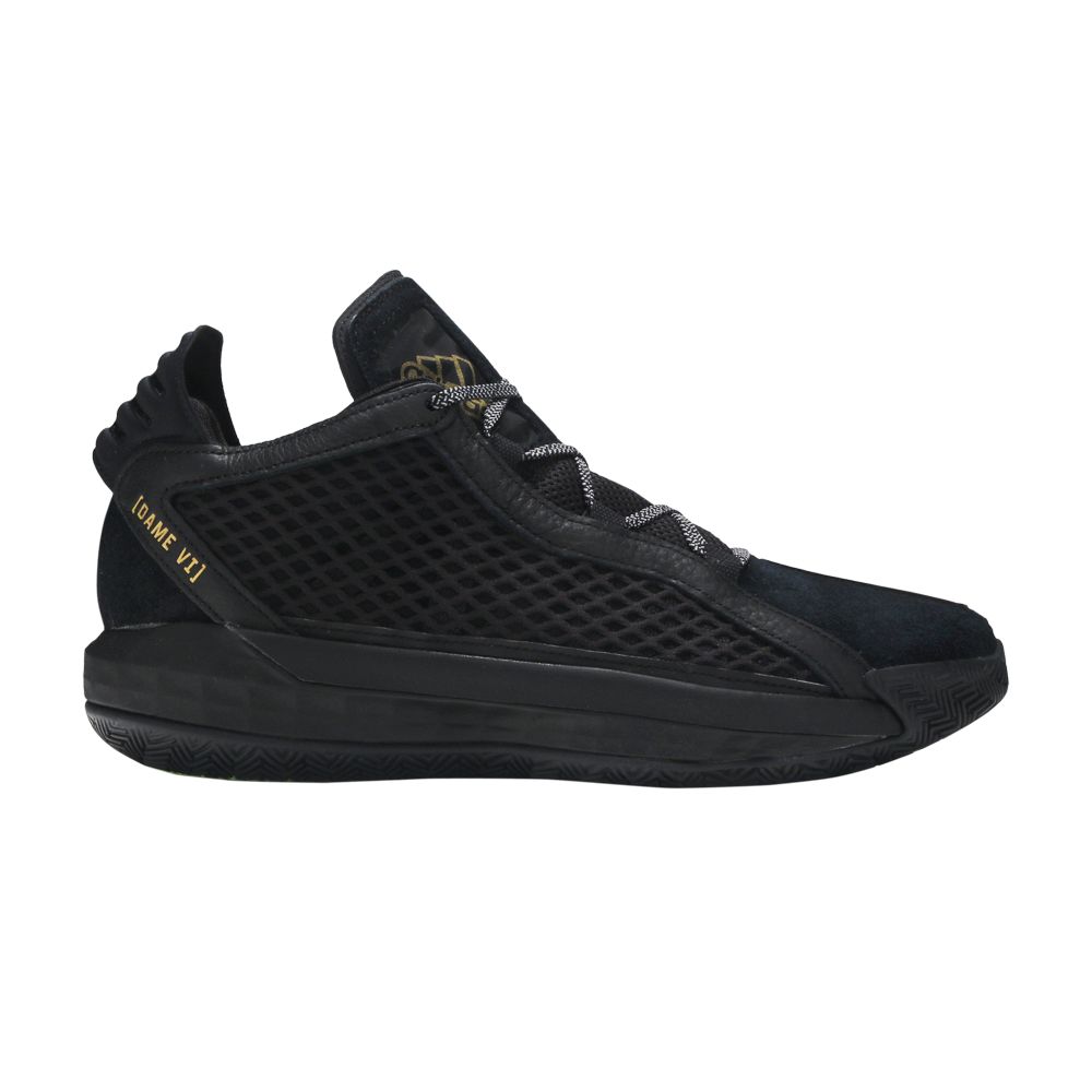 adidas Dame 6 Leather 'Black Gold' | Men's Size 4