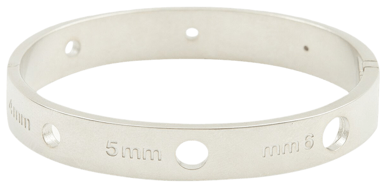ブレスレット MM6 Maison Margiela Number Logo Bracelet Palladio SM7UY0073P Buy MM6 Maison Margiela Bracelet 'Black/Polished Palladio