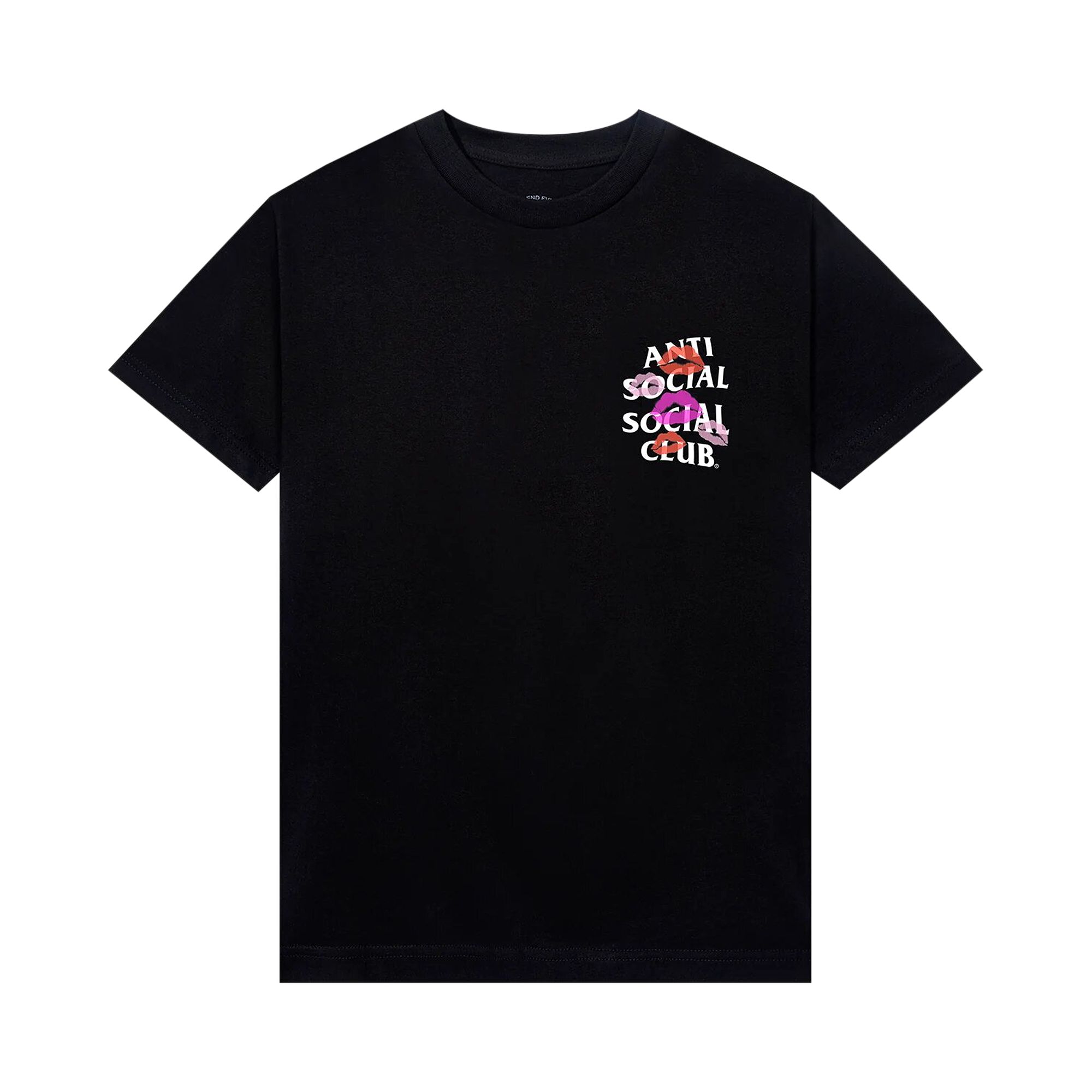 Anti Social Social Club Your Kiss Tee 'Black' | Men's Size XL