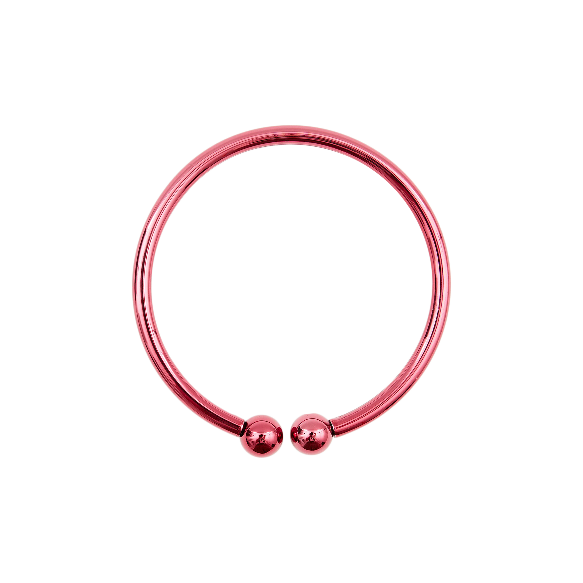 Pre-owned Mm6 Maison Margiela Bracelet 'polished Fucsia' In Pink