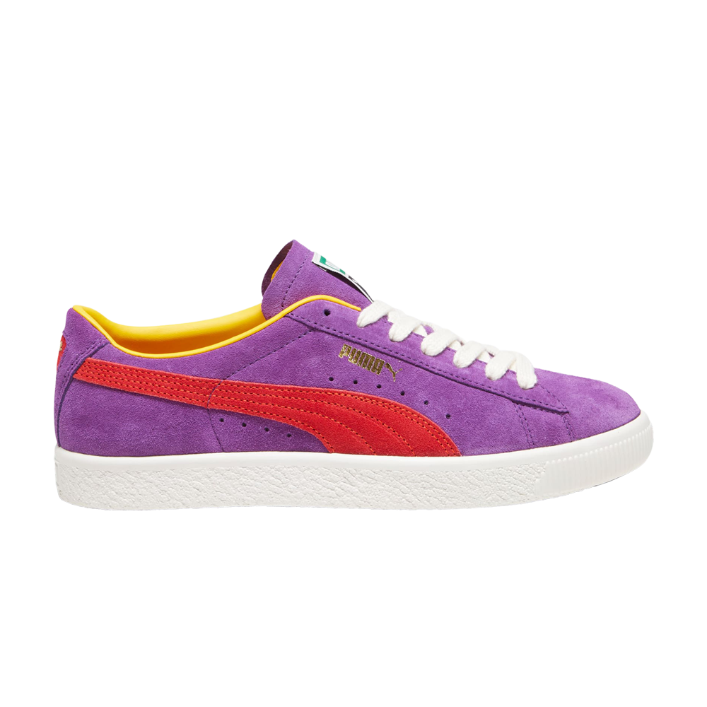 Pre-owned Puma Suede Vintage 'purple High Risk Red'