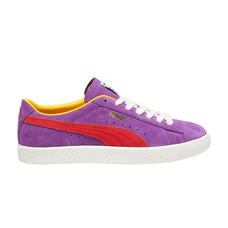 Size 10.0 Suede Vintage Purple High Risk Red