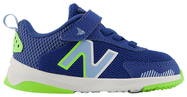 New Balance Dynasoft 545 Bungee Lace Toddler Wide Blue Pixel Green