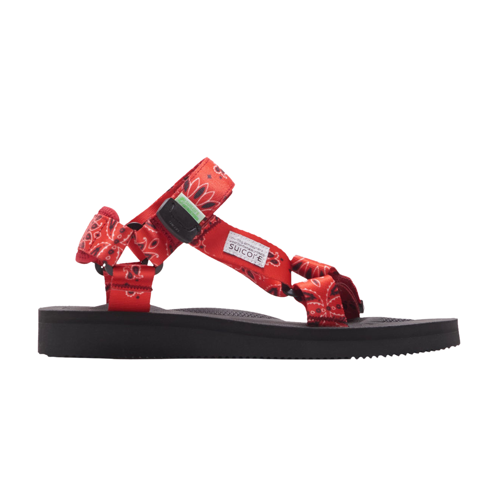 Pre-owned Suicoke Depa-cab-pt02 'paisley - Red'