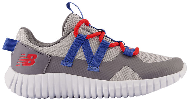 New Balance Playgruv v2 Bungee Little Kid Wide Grey True Red