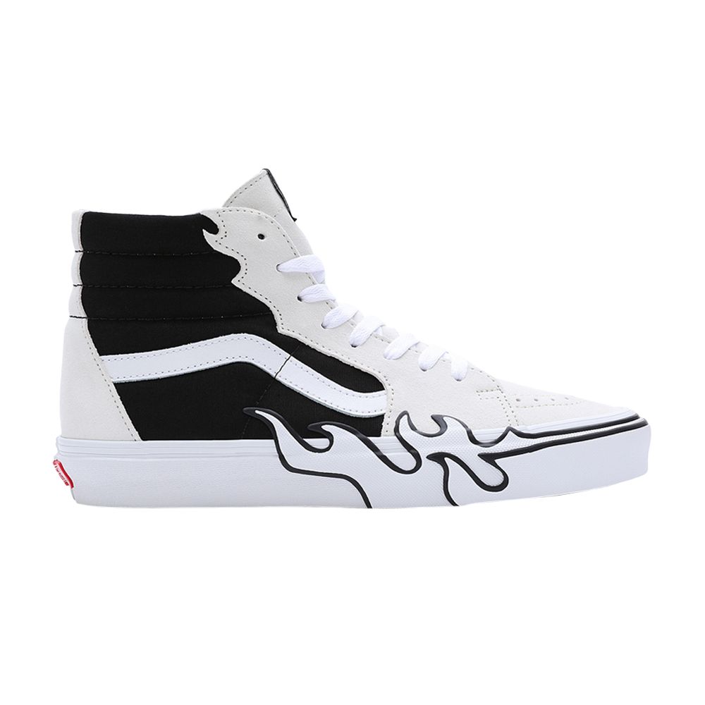VANS SK8-HI 'FLAME - WHITE BLACK'