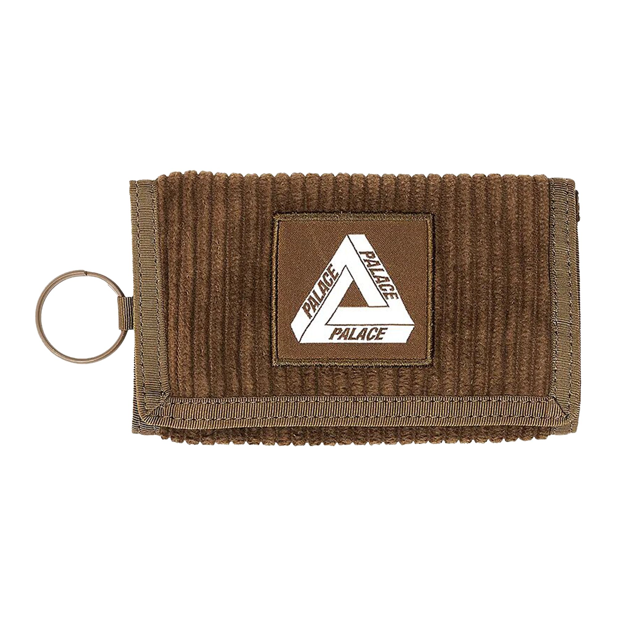 Pre-owned Palace Corduroy Tri Wallet 'brown' | Men's Size Onesize