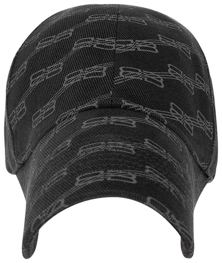 Balenciaga BB Monogram Cap BlackGrey