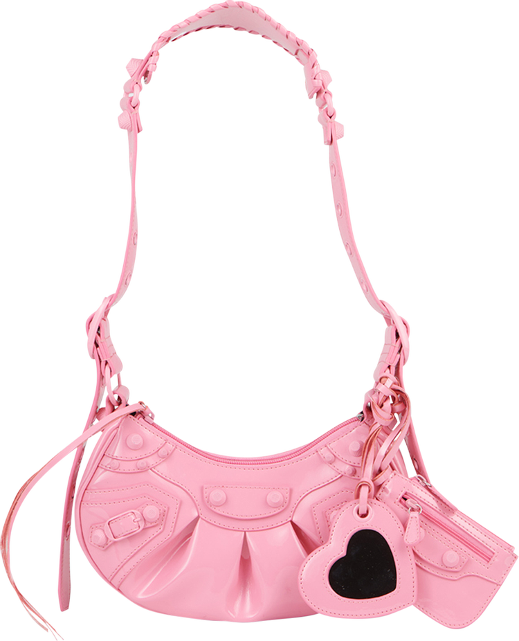 Balenciaga XS Le Cagole Faux Leather Shoulder Bag 'Sweet Pink'