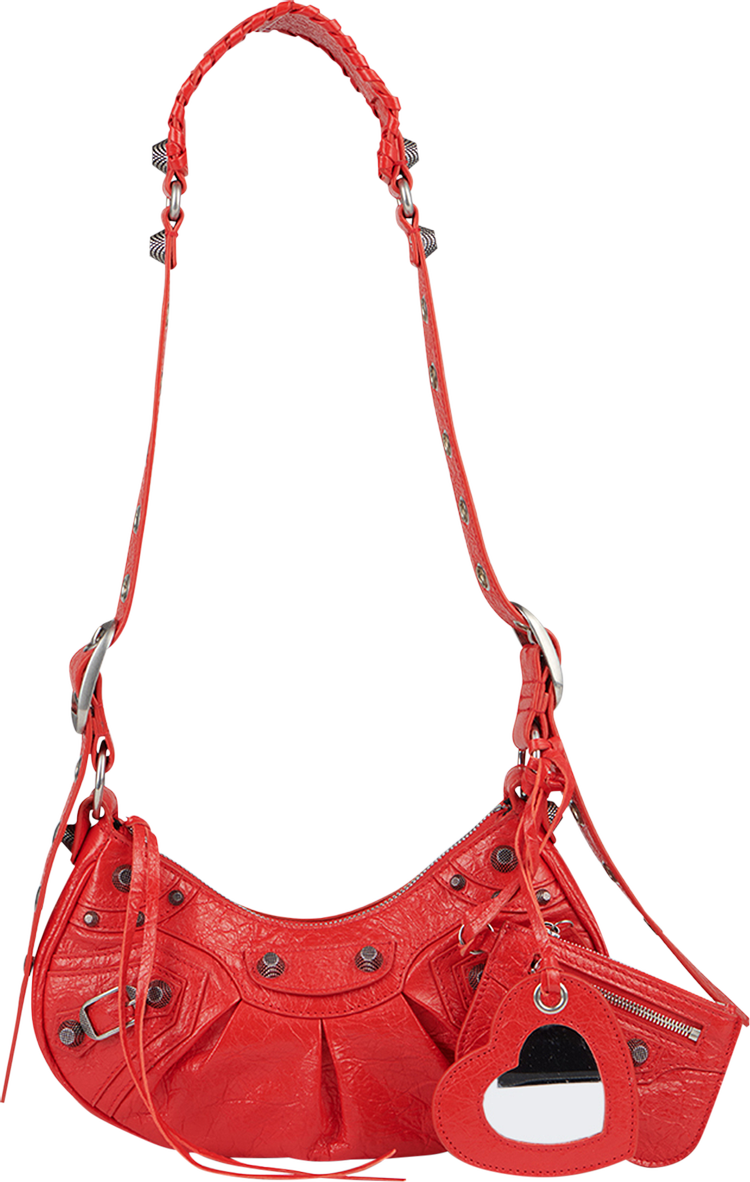 Balenciaga XS Le Cagole Shoulder Bag 'Tomato Red'