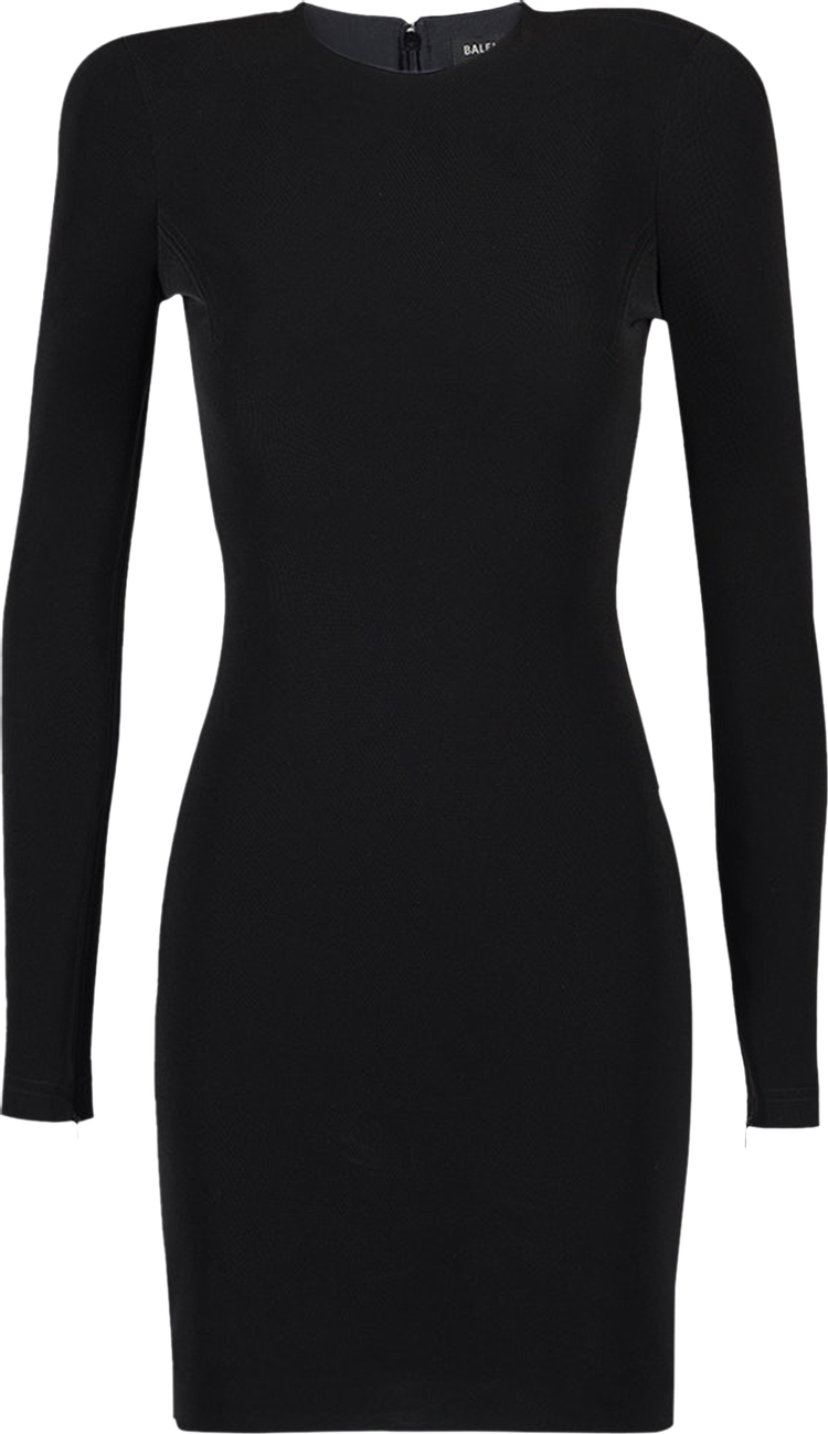 Balenciaga Twill Mini Dress 'Black'
