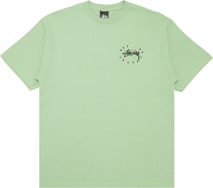 Buy Stussy Cropped Skull Tee 'Green' - 0535 100000103CST GREE | GOAT