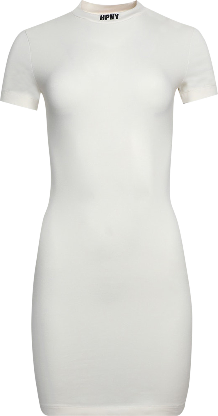 Heron Preston Logo Embroidered T-Shirt Dress 'White/Black'