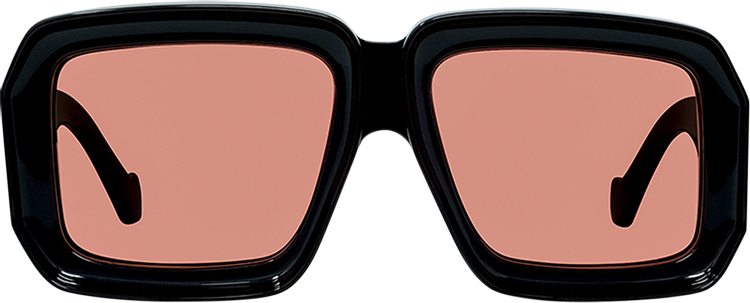 Loewe Acetate Sunglasses 'Shiny Black/Violet'