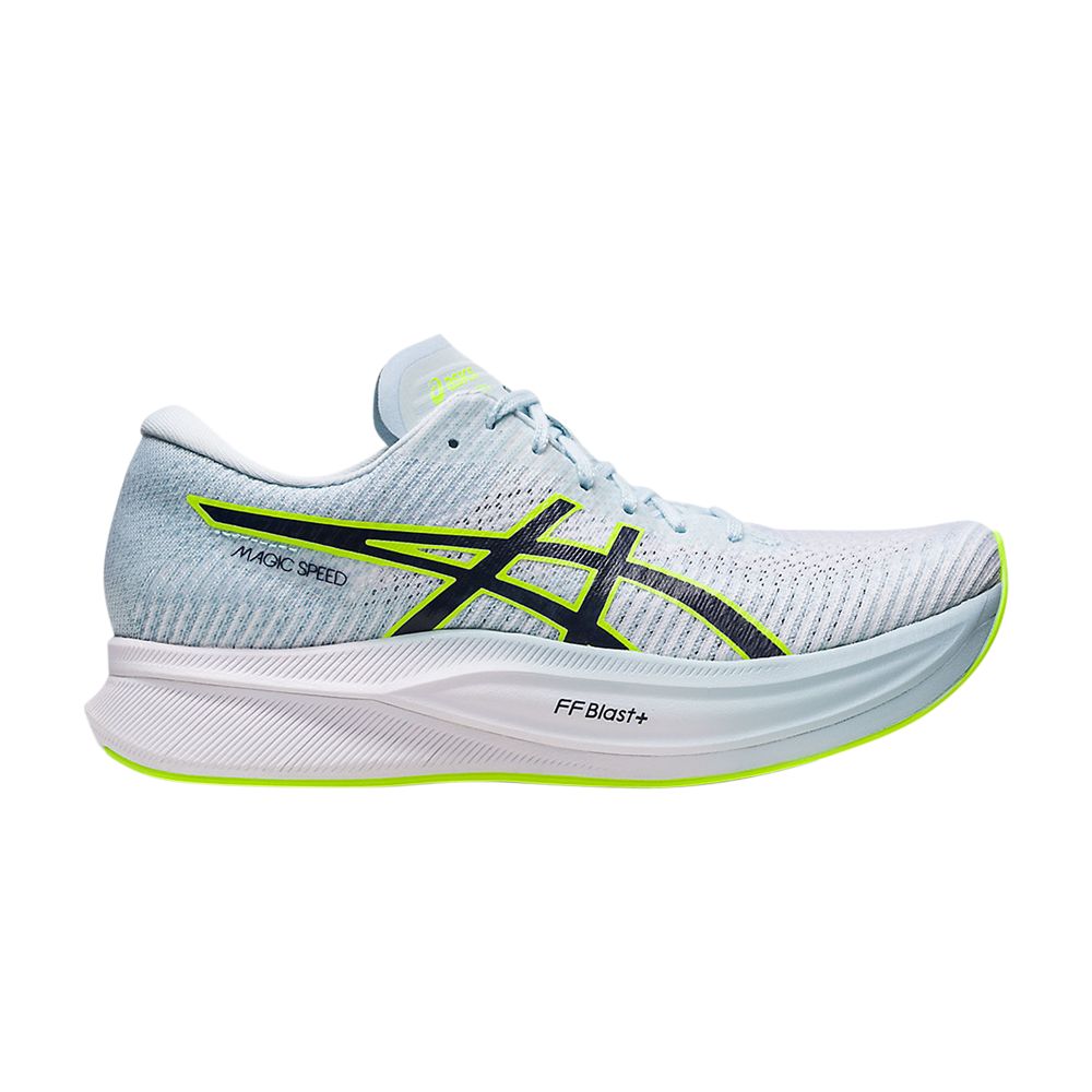 Pre-owned Asics Wmns Magic Speed 2 'sky Lime' In Blue