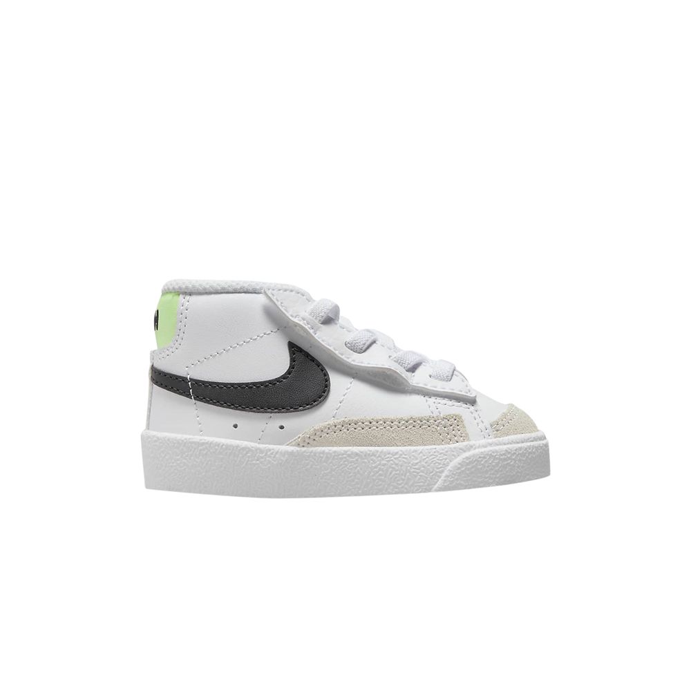 Pre-owned Nike Blazer Mid '77 Td 'white Black Volt' | Infant Size 7