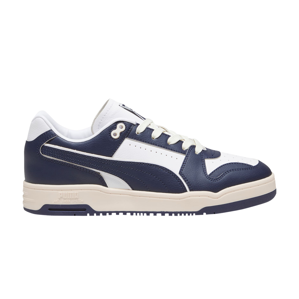 Pre-owned Puma Slipstream Lo Vintage 'new Navy White' In Blue
